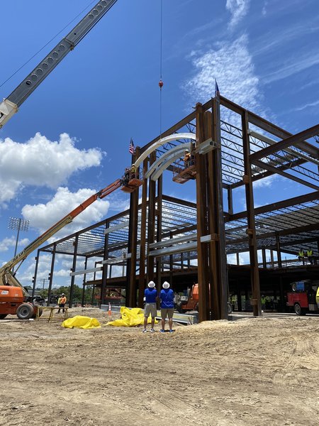 Topping ceremony held for the University of Florida's Football Training Facility